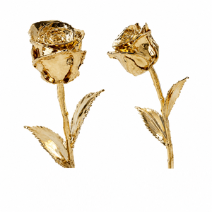 Wholesale 24k Gold Rose Luxury Real Rose Dipped in 24K Gold Plated Preserved Flower for Valentines Day Anniversary Gift - Product Image 1