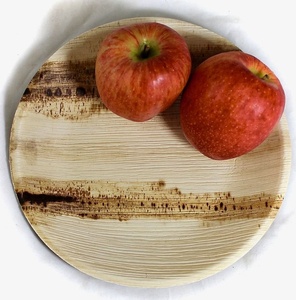 Wholesale Premium <b>Disposable</b> Palm Leaf Dish 8 Inches Round Weddings Events Catering Fine Dining Eco-Friendly Biodegradable <b>Plate</b> - Product Image 1