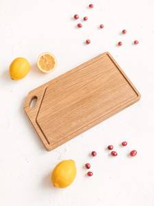 Planche à découper et à hacher en bois d'acacia naturel, planche à fromage et à pain en bois écologique pour la cuisine - Product Image 5