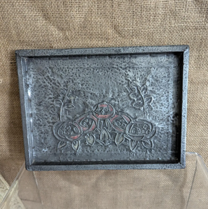 Bandeja Rectangular Decorativa de Aluminio, Bellamente Hecha a Mano con Acero Inoxidable de Alta Calidad para Servir y Decorar - Product Image 2