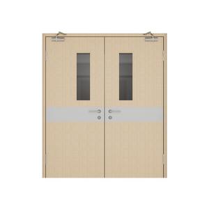 Puerta de madera resistente al fuego de la mejor calidad con núcleo sólido y a prueba de fuego para edificios industriales y públicos disponible para la venta - Product Image 1