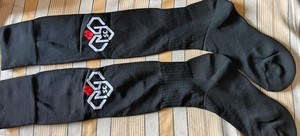 <b>Red</b> nylon Sports <b>Socks</b> Crew Neck Knit Athletic <b>Socks</b> for Gym Training Yoga Exercise - Product Image 3