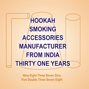 Luxury Frosted Glass Mini <b>Hookah</b> Indian Handmade Artisan Eco Friendly Designer Shisha Gift Set Premium Bulk Wholesale Collection - Product Image 1