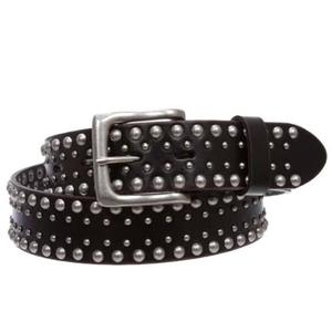 Cinturón de Cuero Unisex Personalizado con Diseño de Cuentas Coloridas, Hebilla de Calavera, Ecológico, Impermeable, Transpirable, Estilo Artesanal - Product Image 6