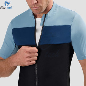 Maillot de cyclisme pour hommes, respirant, séchage rapide, écologique, antibactérien, en polyester, vêtements de vélo de route, design personnalisé, transfert thermique - Product Image 5