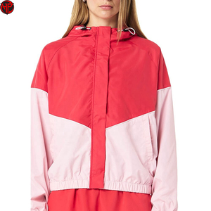 Conjunto de Chaqueta y Pantalones Cortos Deportivos para Mujer, Diseño Color Block, Transpirable, de Secado Rápido, para Actividades al Aire Libre - Product Image 5