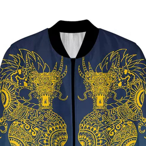 Wholesale Custom Men's Baseball Style Varsity <b>Jacket</b> Premium Quality Satin Stand Collar <b>Winter</b> Sublimation Printing Eco-Friendly - Product Image 4