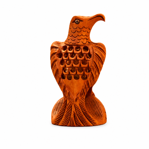 Escultura de águila de madera hecha a mano, estatua decorativa artística para la decoración del hogar y la sala de estar - Product Image 3