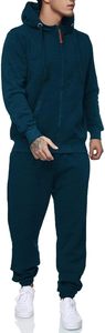 Ensemble de survêtement homme 2025 à impression par sublimation, en molleton technique zippé, avec sweat à capuche et pantalon de jogging effet dégradé, deux pièces, streetwear personnalisé - Product Image 3