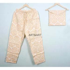 Ensemble de vêtements de nuit élégant et doux à col en V, chemise et pantalon longs, vêtements de détente en coton biologique, ensemble de pyjama pour demoiselle d'honneur, cadeau de luxe, 100% coton - Product Image 3