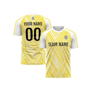 Conjunto de Uniforme de Fútbol de Alta Calidad, Personalizable para Equipos, Transpirable, de Secado Rápido, Poliéster, Cuello en V, Manga Corta, para Clubes - Product Image 2