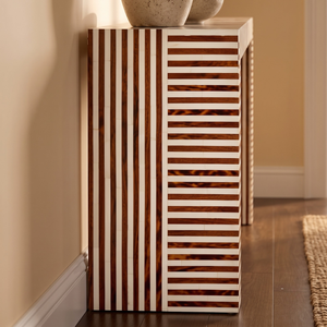 Mesa Consola de Madera Maciza con Diseño Moderno de Incrustaciones de Hueso, Muebles para Sala de Estar, Decoración del Hogar, Muebles Sin Defectos - Product Image 4