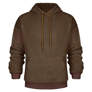 Custom Logo Winter Heavyweight <b>Sherpa</b> Fleece <b>Hoodie</b> Casual Streetwear Hooded Oversized Fluffy Warm Pullover <b>Sherpa</b> Hoodies - Product Image 3