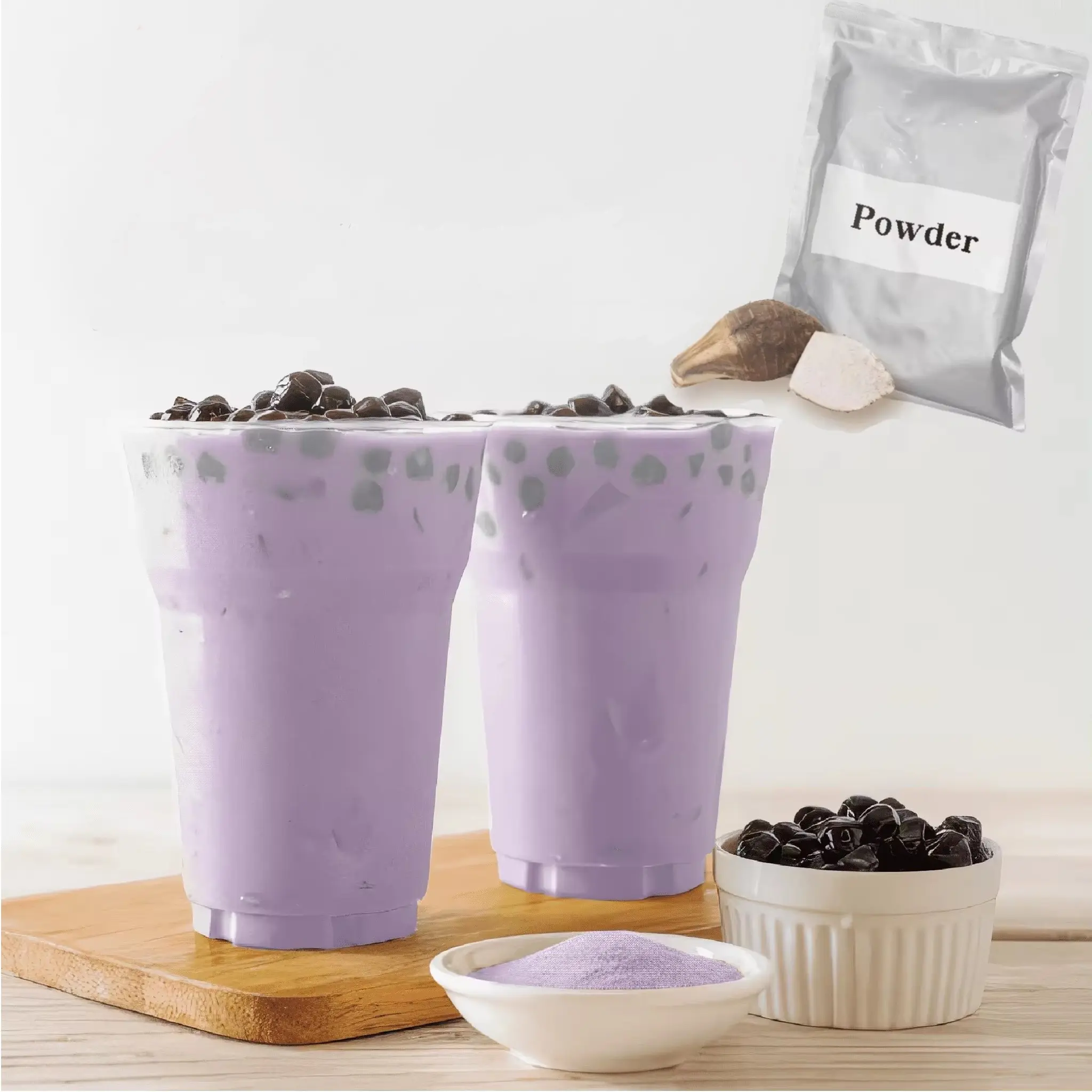 Bubble Tea Taiwan OEM Hersteller Taro 3 in 1 Pulver