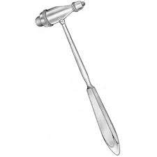 Marteau réflexe de type Tromner, instrument de diagnostic neurologique, pointe en acier, manche, outil de percussion, approuvé CE - Product Image 6