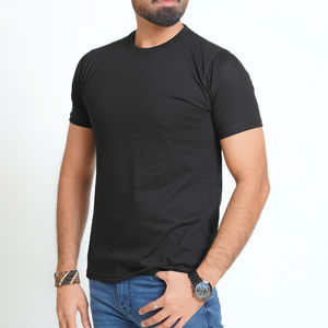 Camiseta de Alta Calidad para Hombre, 220 Gramos, 100% Algodón, Corte Regular, Impresión Personalizada, Antiencogimiento, Venta al Por Mayor - Product Image 3