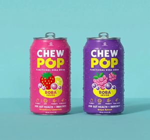 <b>Boba</b> tea drink prebiotic <b>boba</b> drink Strawberry lemonade 320ml room temperature storage hong da ma - Product Image 5