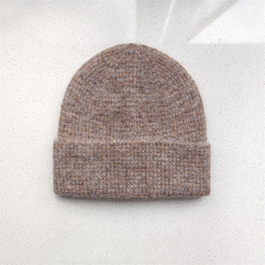 Latest High Quality Customizable Single Layer Knitted Acrylic Beanie Design Your Own <b>Winter</b> Hat - Product Image 2