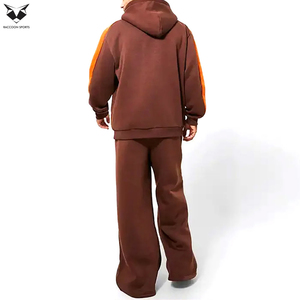 Nouvelle Collection 2026 : Survêtement Personnalisé Imprimé, Durable, avec Sweat à Capuche Ample à Épaules Tombantes et Pantalon Droit à Taille Cordon - Product Image 2