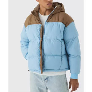 Custom High Quality Canadian Canvas Bomber <b>Jacket</b> Plus Size <b>Men's</b> Winter Anti-Bacterial Embossed Cotton <b>Filled</b> Fur Hooded - Product Image 6