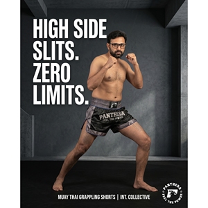 Men's Custom Muay Thai Recycled Micro Satin Competition Fight Shorts-OEM Private <b>Label</b> - Product Image 5
