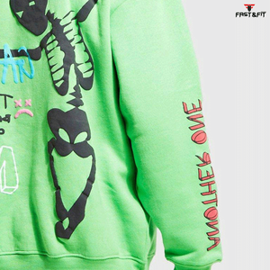 Conception personnalisée, entraînement hivernal, respirant, imprimé, écologique, unisexe, décontracté, col à capuche, uni, léger, 100% coton - Product Image 5