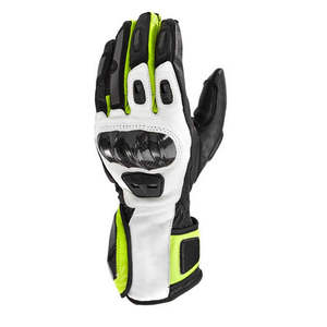 Gants de course moto en cuir avec protection carbone des phalanges, protection intégrale des doigts, équipement de sécurité pour la conduite à moto - Product Image 2
