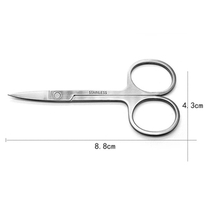 Custom Logo 1pcs High Quality Stainless Steel Curved Blade Foldable Right-Handed Pedicure Cuticle Cutter Small Beauty <b>Tool</b> <b>Nail</b> - Product Image 4