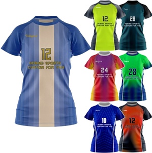 Volleyball Uniforms Customizable Jerseys for Men Women's Teams Sublimation Printed 100% Polyester Quick Dry Breathable - Product Image 5