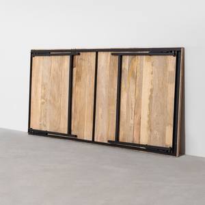 Table à manger rectangulaire Vandana Hexa Orion 200x100 cm pliable en bois de manguier et fer Fer - Product Image 4