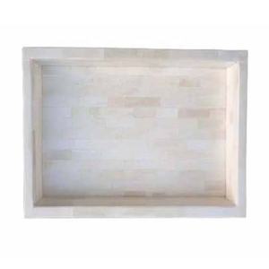 Nouvelle Arrivée Plateau de Service Artisanal en Os Incrusté – Plateau en Os Incrusté pour le Petit-Déjeuner, le Thé et le Café – Service Élégant et Pratique - Product Image 1