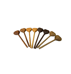 Cuillères de cuisine en bois rouge de qualité supérieure/cuillère à découper en bois laqué/bol en bois de bambou cuillère fourchette ustensiles de cuisine - Product Image 3