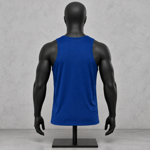Camisetas sin mangas de punto para hombre, informales, para gimnasio, de secado rápido, transpirables, anti-bolitas, para entrenamiento - Product Image 2