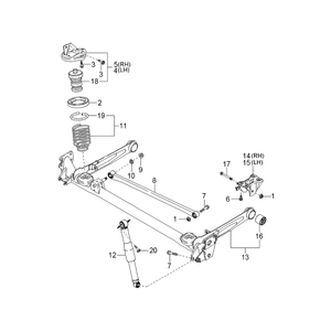 Nouvelle ressort hélicoïdale d'origine, arrière OEM 55330FD000 - Product Image 2