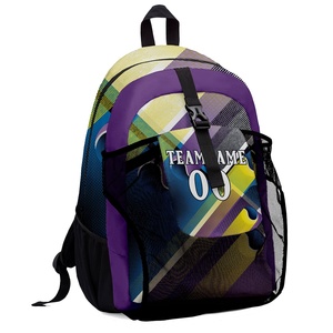 Sac à dos de sport unisexe en polyester, grande capacité, léger, imperméable, avec bandoulière et compartiment zippé, sac de basketball - Product Image 2