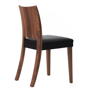Silla de Comedor de Madera Maciza Duradera y Ecológica de Estilo Mid-Century con Asiento Tapizado Ergonómico para Interiores Modernos - Product Image 4