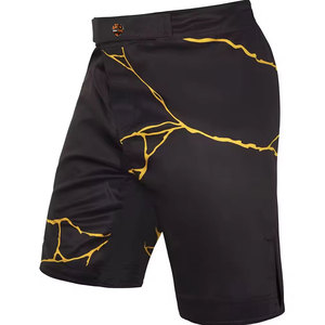 Shorts MMA pour hommes, personnalisables à l'avant, légers, séchage rapide, durables, confortables, pour l'entraînement, la lutte, les séances de gym - Product Image 2