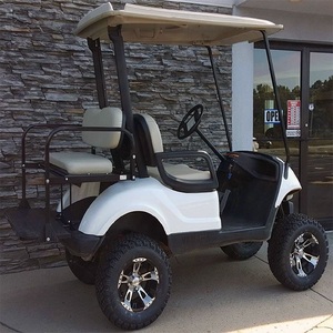Voiturette de golf électrique 3-4 places avec frein hydraulique, caisse de chargement en aluminium, certifiée CE, autonomie de 90 km, batterie 48V, vitesse de 30-50 km/h - Product Image 1