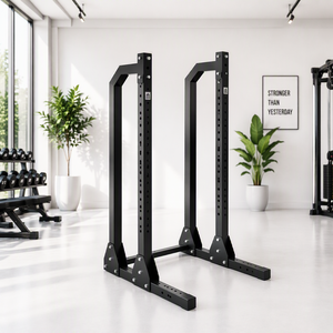 QLI SQUAT RACK 2 Commercial <b>Strength</b> <b>Training</b> Gym Power Rack Exercise Wall Mount Half Squat Foldable Safety Durable Metal QSPX2 - Product Image 5