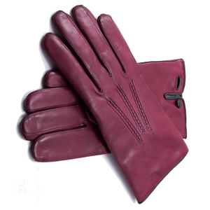 Gants thermiques en cuir pour hommes, compatibles avec les écrans tactiles, pour le ski et les sports de plein air, protection contre le froid, fabriqués au Pakistan - Product Image 1