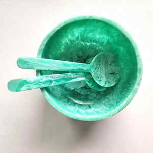 Bols personnalisés en résine couleur cuisine nourriture au prix de gros saladier pour la maison hôtel Vente en gros - Product Image 4