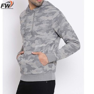 เสื้อฮู้ดดี้ผ้าเทอร์รี่แบบเรียบ หนานุ่ม สกรีนโลโก้ได้ตามต้องการ สำหรับผู้ชาย - Product Image 2