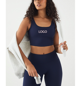 Conjunto de Ropa de Yoga para Otoño/Invierno, Top Deportivo Sexy con Cuello en U, Elástico y Ajustado, de Alta Calidad, con Spandex Super Cloud - Product Image 4