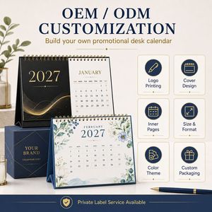 Calendario de Escritorio Personalizado 2027, Calendario de Mesa Espiral de Alta Calidad al por Mayor, Planificador de Escritorio para Oficina, Regalo Empresarial - Product Image 3