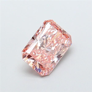 Exquise pierre précieuse rose de 1 carat, taille radiant, offrant une brillance symétrique élite et une clarté de couleur intense exceptionnelle. - Product Image 2
