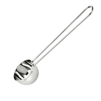 Cuillère à poudre en acier inoxydable KEIFU pour usage professionnel dans les outils à café et à thé, la préparation de bubble tea