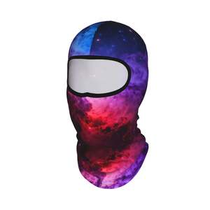 Splendid Apparel - Pasamontañas con estampado Galaxy, unisex, para adultos, para exteriores, cobertura total, transpirable, impermeable, nailon, color morado - Product Image 2