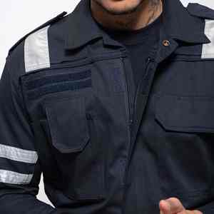 Vêtements de sécurité anti-arc électrique à protection intégrale pour les ingénieurs en maintenance électrique haute tension, uniforme industriel - Product Image 3