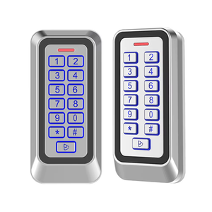 Système de contrôle d'accès intelligent autonome à 1 porte avec lecteur de carte RFID EM 125Khz, clavier et boîtier métallique étanche - Product Image 1