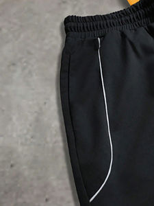 Conjunto Deportivo Personalizado con Logotipos, Dos Piezas, Unisex, Poliéster/Algodón, Transpirable, Estilo Urbano, Lavado Ácido, Camiseta y Pantalones Cortos - Product Image 2